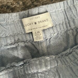 Lucky Brand Light Blue Linen Pants